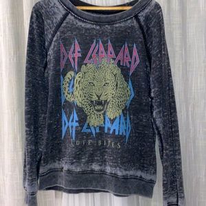 Recycled Karma Def Leppard Sweatshirt